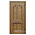 South Africa Teak Contemporary Laser Natural Wood Flower Solid Wood  Door For Interior Bedroom